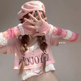 Cute Lolita Pink Gloves